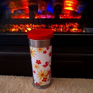 Floral Starbucks tumbler